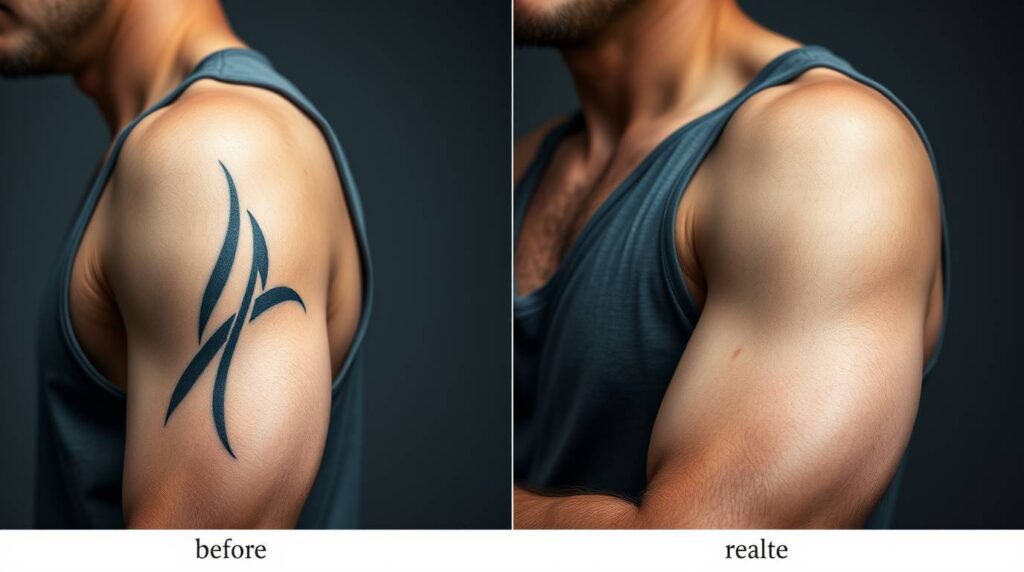 Before and After Laser Tattoo