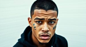 drake face tattoo
