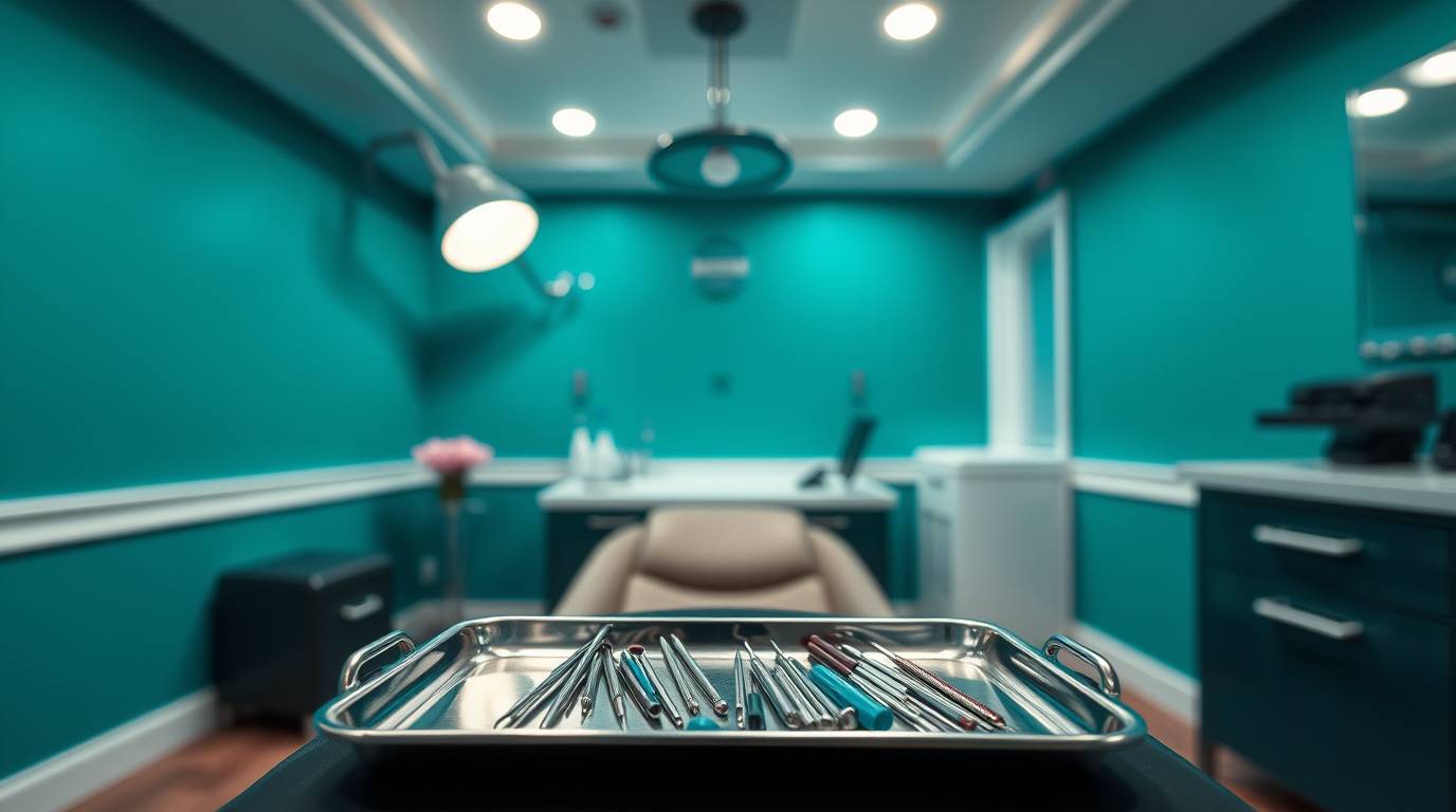  Canadian helix piercing studio with clean and sterile environment